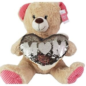Teddy Bear With Heart Gift Valentine's Day,‎ Anniversary, Mother's Day, Birthday